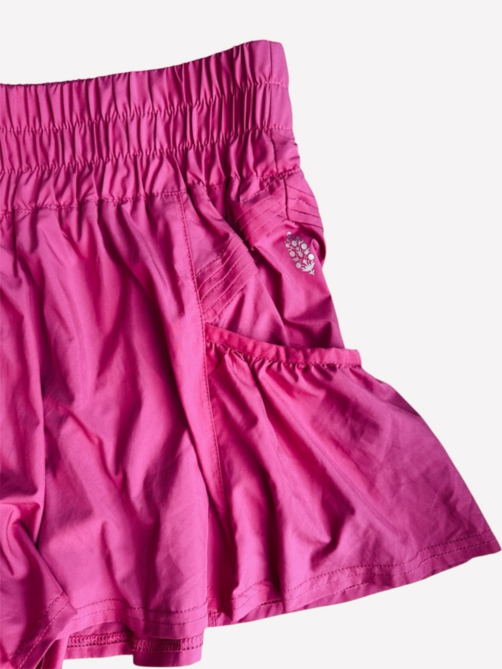 NWOT FP Movement by Free People High Rise Get Your Flirt on Shorts Magenta Large - Picture 4 of 11